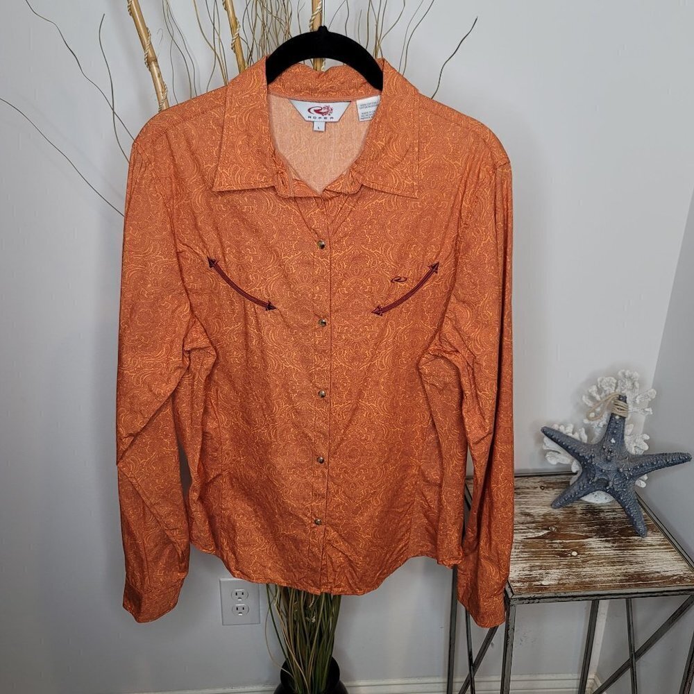 Roper Button Up Womens Large